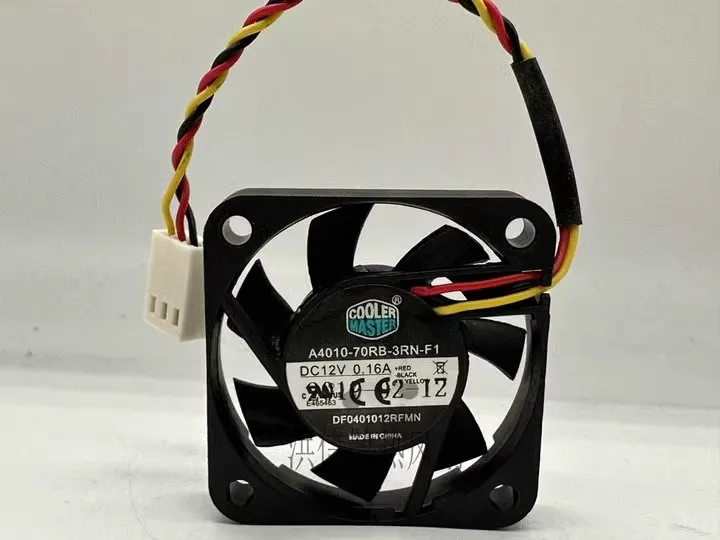 Free shipping New Cooler Master A4010-70RB-3RN-F1 DC12V 0.16A 40*10MM fan Cooling fan