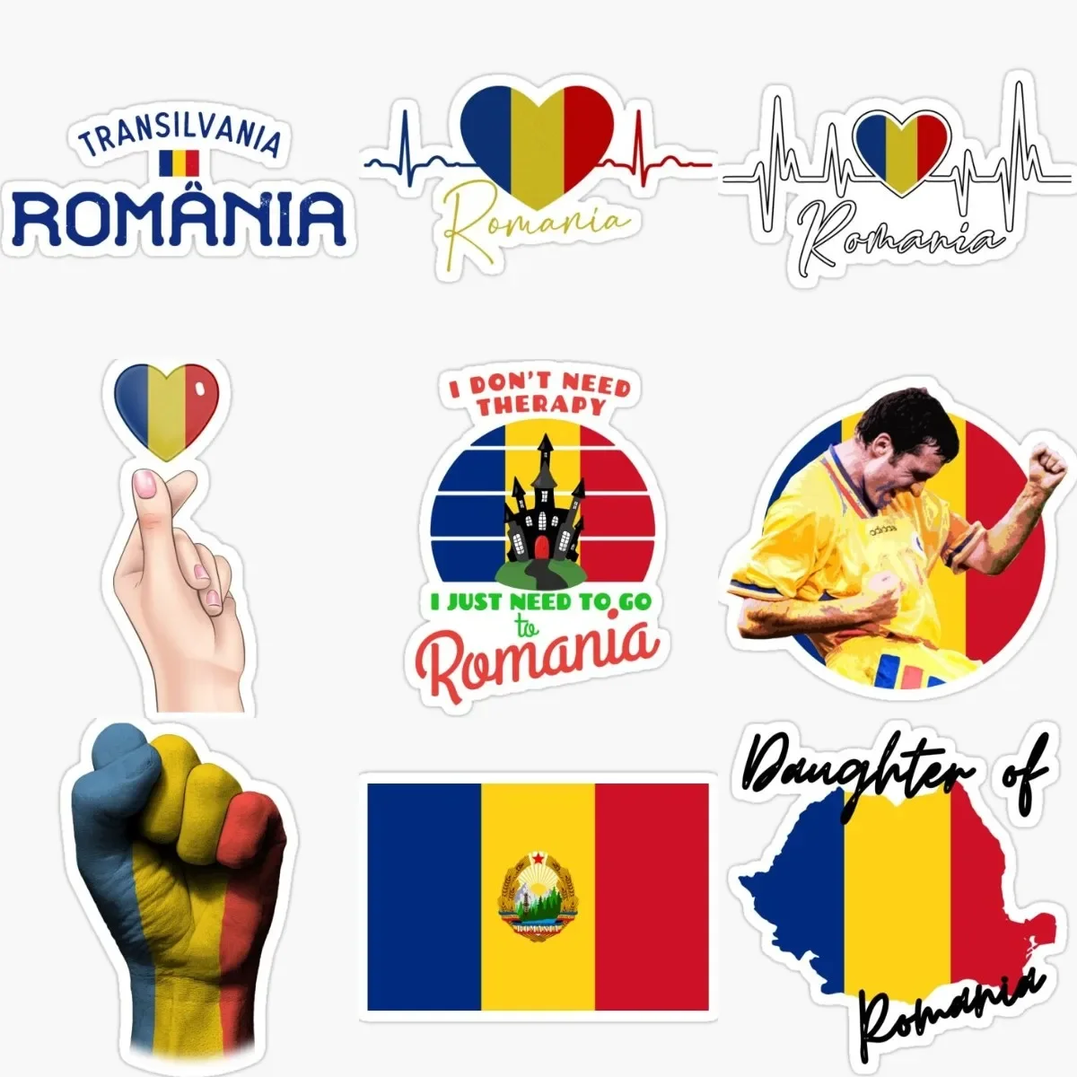 

Romanian RO Flag Love Sticker Car Motorcycle Laptop Wall Room Accessories Truck Window Bicycle Van Glass Helmet Racing Decal PVC