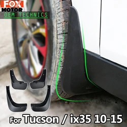 OE Styled Molded Mud Flaps For Hyundai Tucson Ix35 2010 - 2015 Mudflaps Splash Guards Mudguards Car Styling 2011 2012 2013 2014