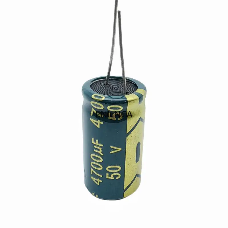 2pcs/lot High Frequency Electrolytic Capacitor 50V 4700UF 18*35 Aluminum Capacitor 4700uf 50V 20%