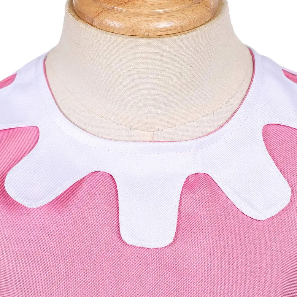 أطفال بنات كارتون ثلاثة سارق تيفاني تأثيري فساتين الوردي لطيف الأطفال لعب الأدوار تنورة هالوين كرنفال حفلة الزي البدلة