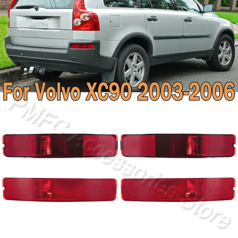 

Car Rear Bumper Reflector Brake Light Stop Lamp Reflector Lamp Accessories Without Bulb For Volvo XC90 2003-2006 8693008 8693012