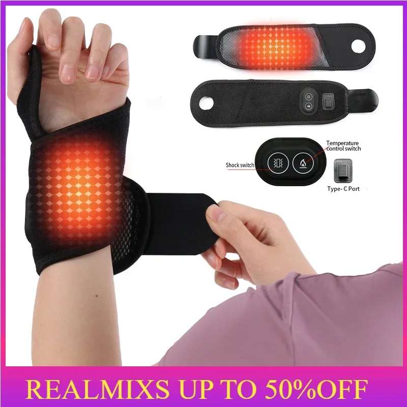 Heating Wrist Band USB Electric pad Sports Fitness Wrister Joint Care Hand Wrist Protection Heating Bracer Heath Care