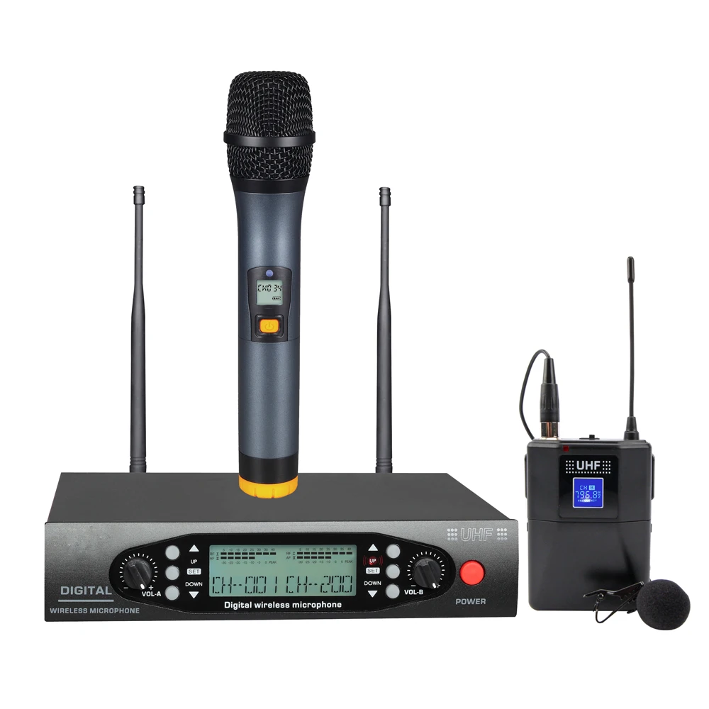 

Wireless microphone UHF U-80 Hot Sale Professional UHF Wireless Microphone System For Stage And Karaoke Handheld Microphone