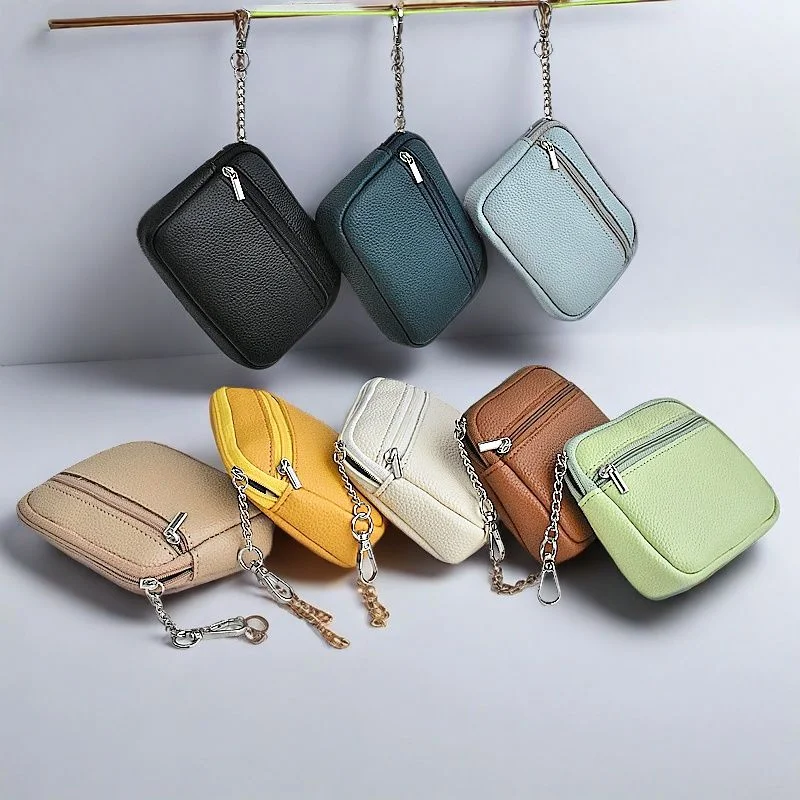 

Многофункциональный женский кошелек из мягкой кожи, кошелек для монет, держатель для ключей, компактный держатель для карт, модный кошелек в корейском стиле