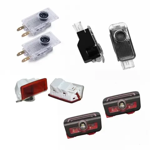 2X 자동차 Led 도어 로고 의례 프로젝터 라이트 메르세데스 벤츠 클래스 E W210 W211 W212 W213 W214 2024 2021 2020 2007 액세서리