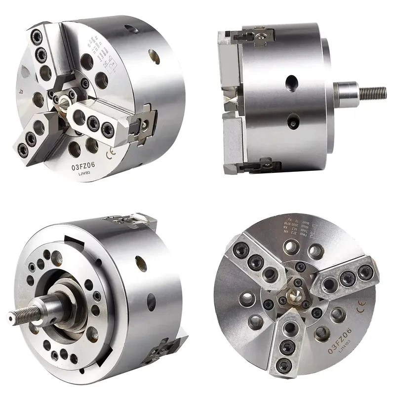 AP01 for LEILIKA 3 Jaw Radial Direct Push Floating Solid Power Chuck