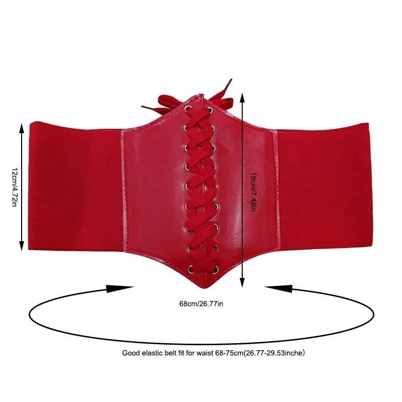 مشد أحزمة واسعة بولي Leather الجلود التخسيس أحزمة الجسم للنساء أحزمة وسط مرنة Cinto Sobretudo Feminin Ceinture فام Fajas