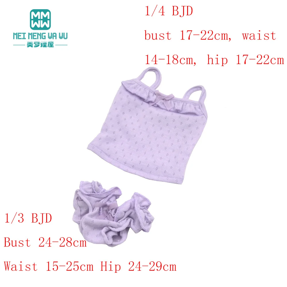 

Fits 1/3 1/4 BJD Doll Clothes Toys Ball Jointed Doll accessories Fashion cut-out lingerie set Gift
