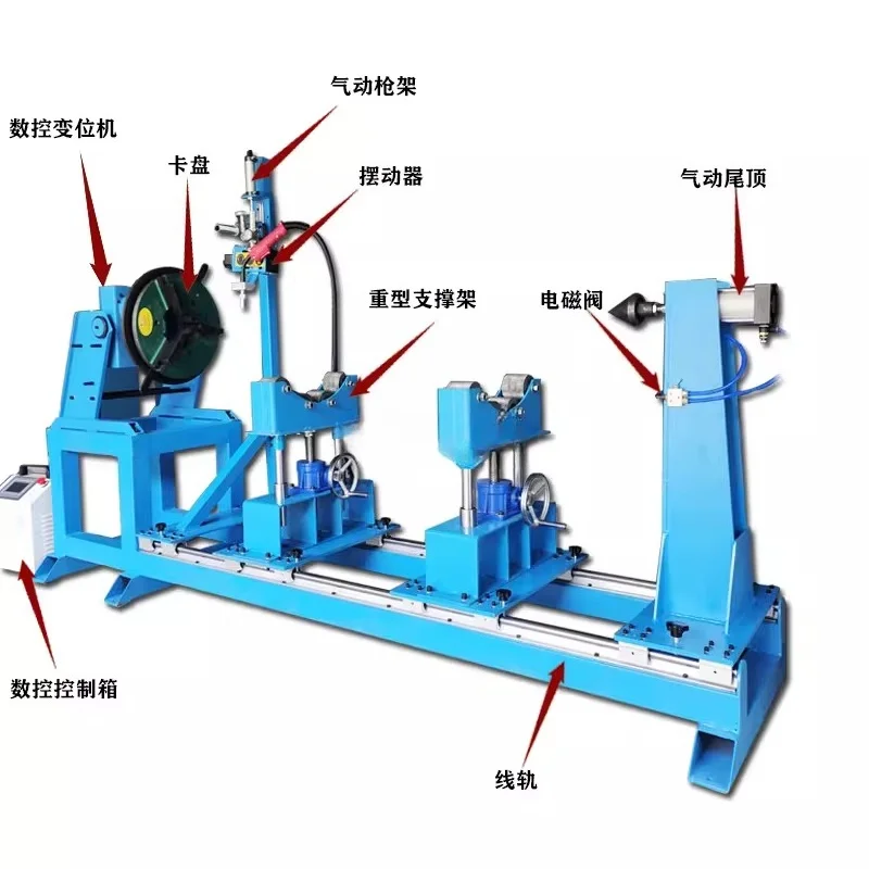 

Автоматический позиционер для сварки фланцев, труб и кольцевых швов, 30 кг, с автоматическим вращающимся столом, малый размер