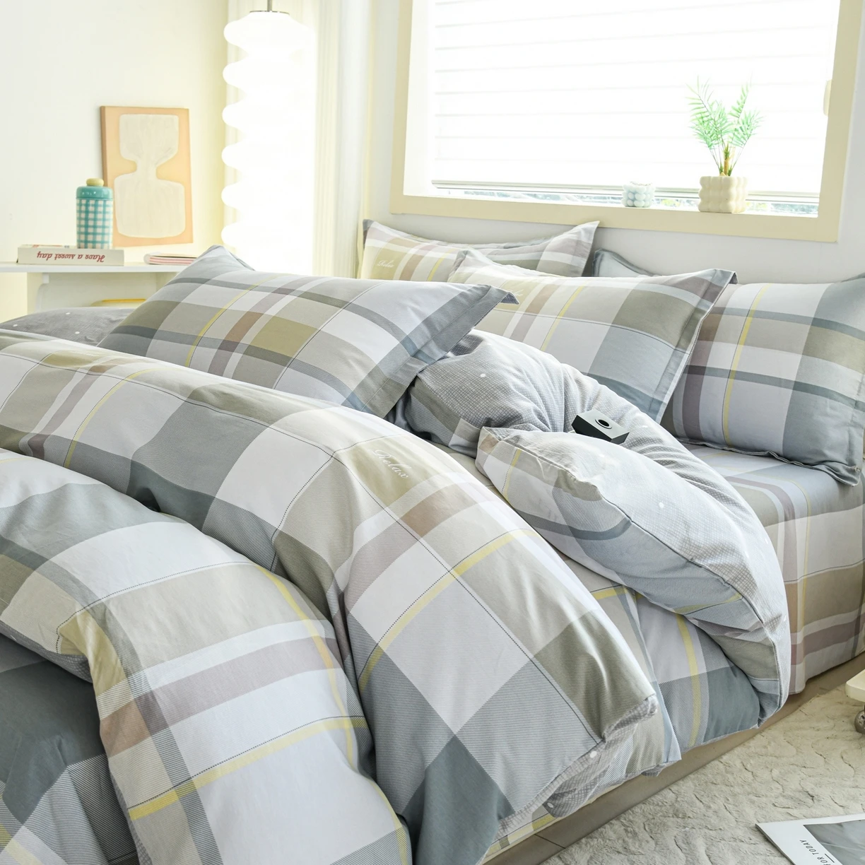 All Cotton Pure Cotton Printed Four Piece Set with Soft Touch Comfortable and Breathable Skin  Accompanying Every Night