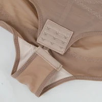 Women Cross Tummy Control Shapewear Sexy Mesh Slimming Waist Briefs Bodysuit Thin Breast Cup Body Shaper Butt Lifter Smooth Body - Image 6