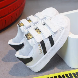 Children Tennis Children Fashion Design White Non -slip Shoes Casual Shoes Boys Gang Breathable Child Sneakers Outdoor Shoes 6 Main Sales Children's Shoes Boy - №2