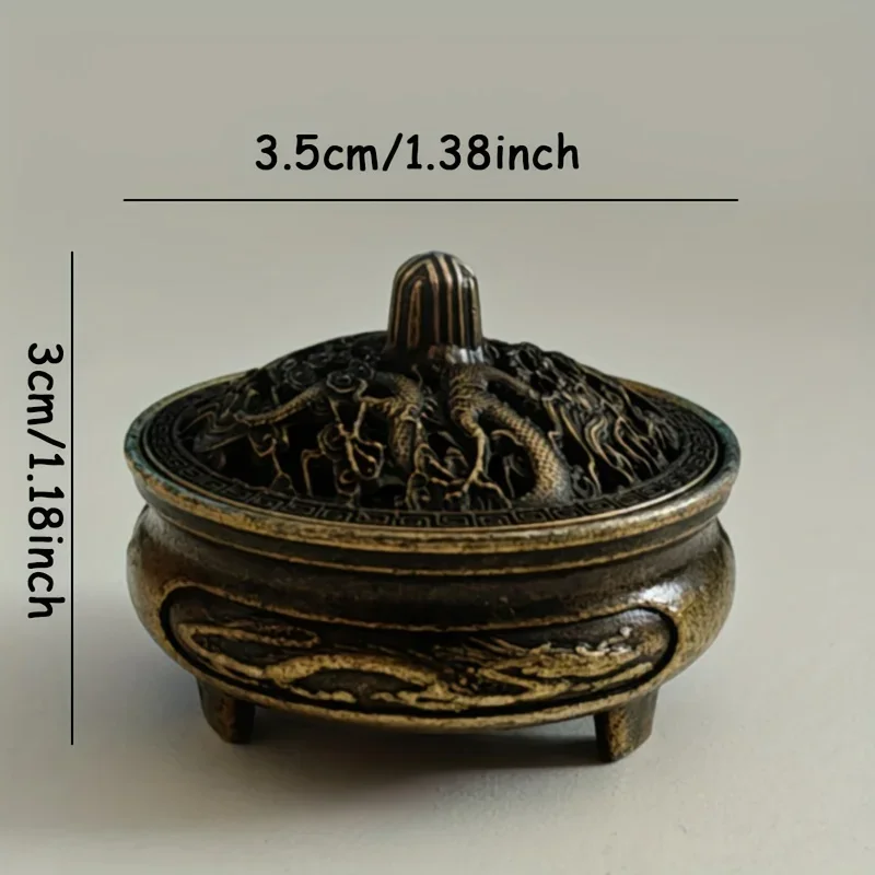 Buddhist Utensils Incense Burner Lotus Incense Censer Alloy Sandalwood House Furnishings Home Office Decoration