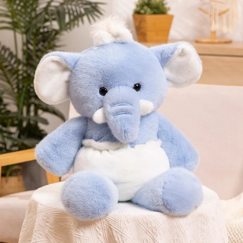 

Милая успокаивающая кукла-слон, спальная кукла, кукла Бени-слон, плюшевая кукла на день рождения