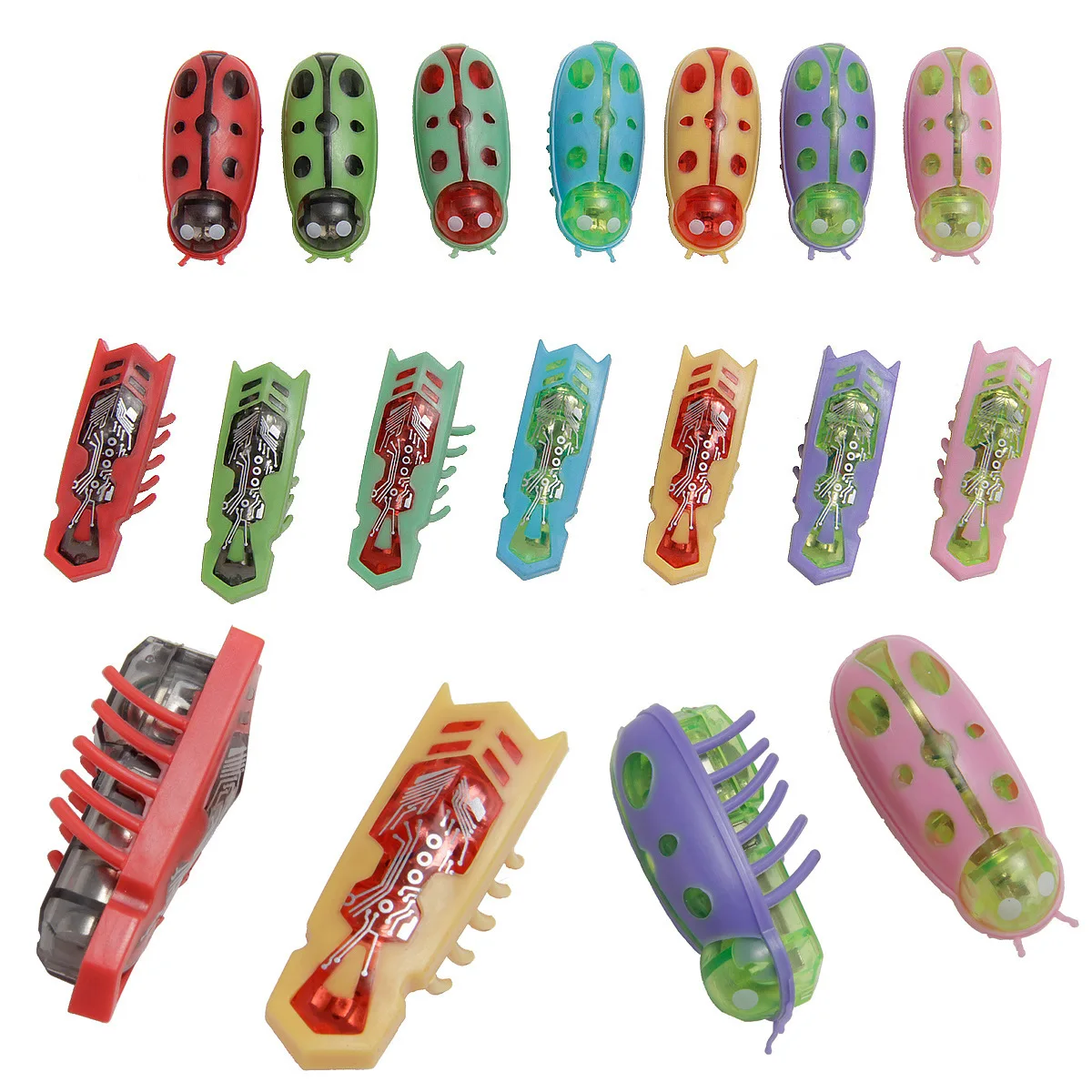 Cat Toys Luminescence Electric Worms Pet Interactions Insects Beetle Micro Worms Automatic Flipping Obstacle Avoidance Plaything - view 6