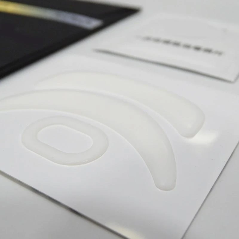 Esportstiger Ice Mouse Skates Stiker Mouse Feet Pad Round Glides tepi untuk mouse atk