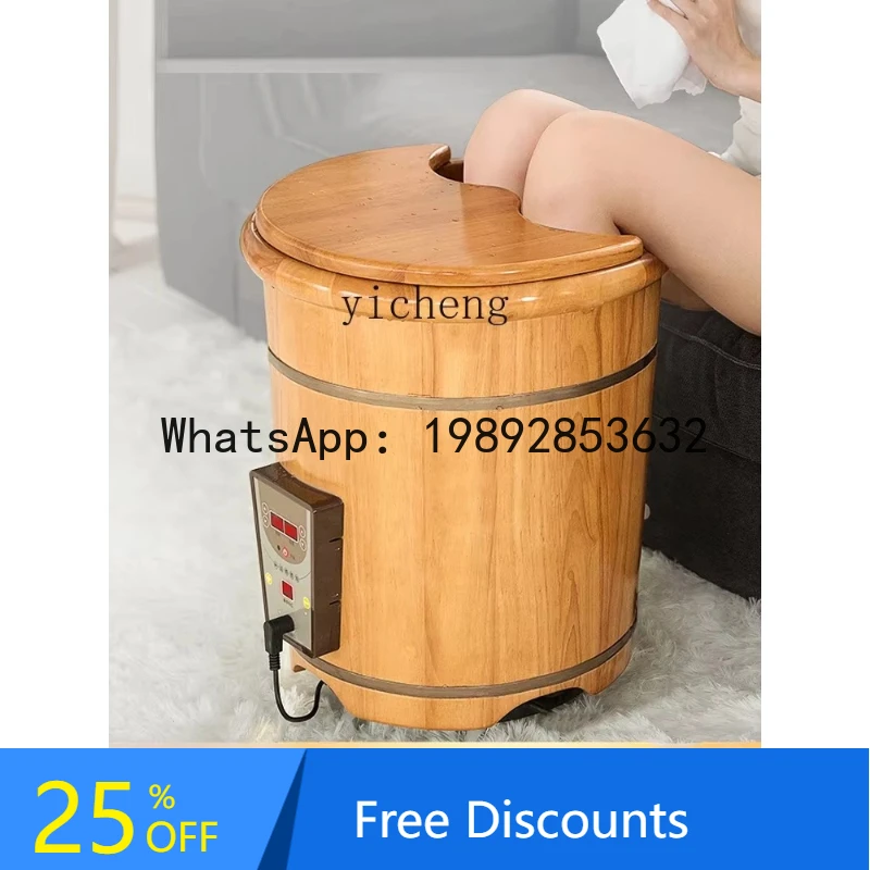 constant temperature wooden bucket foot bucket over calf oak foot basin fumigation bucket