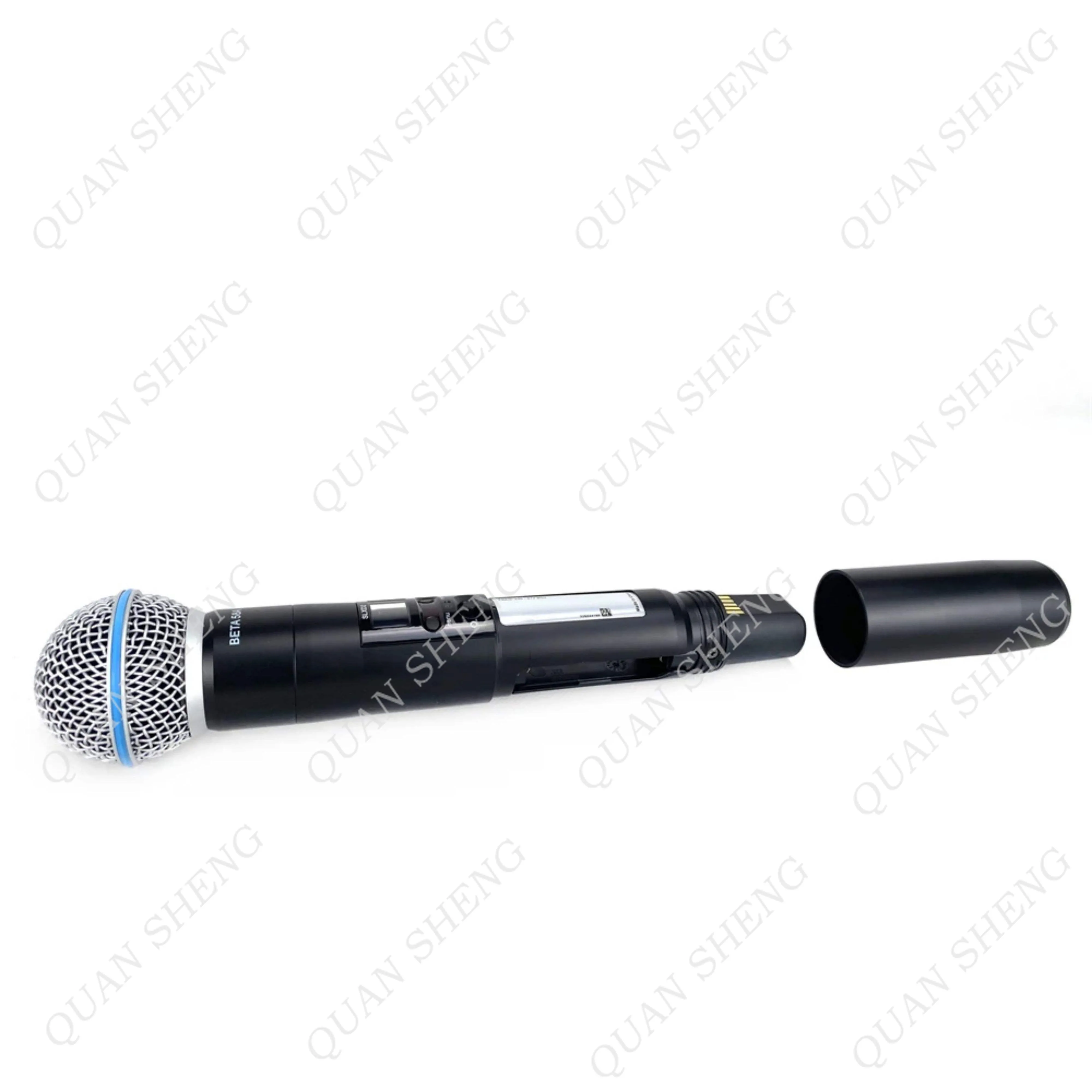 SLXD4 SLXD24 نظام الميكروفون الديناميكي المحمول اللاسلكي Inalambrico XLR موصل المواد المعدنية تردد المباراة للكاريوكي