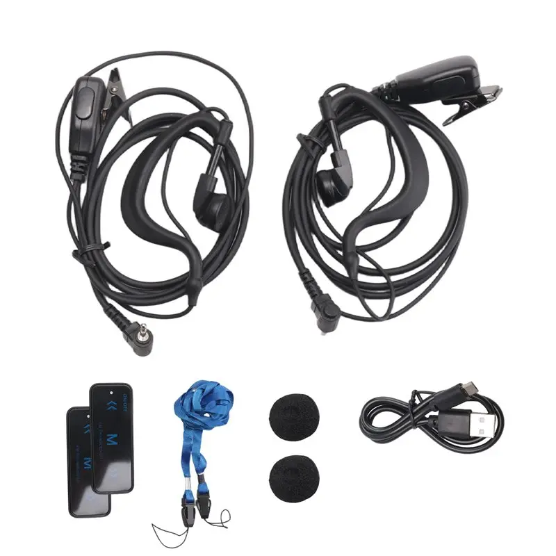 offre-quotidienne-2-mini-talkies-walkies-400-470mhz-radio-bidirectionnelle-3w-avec-Ecouteurs-et-alimentation-usb