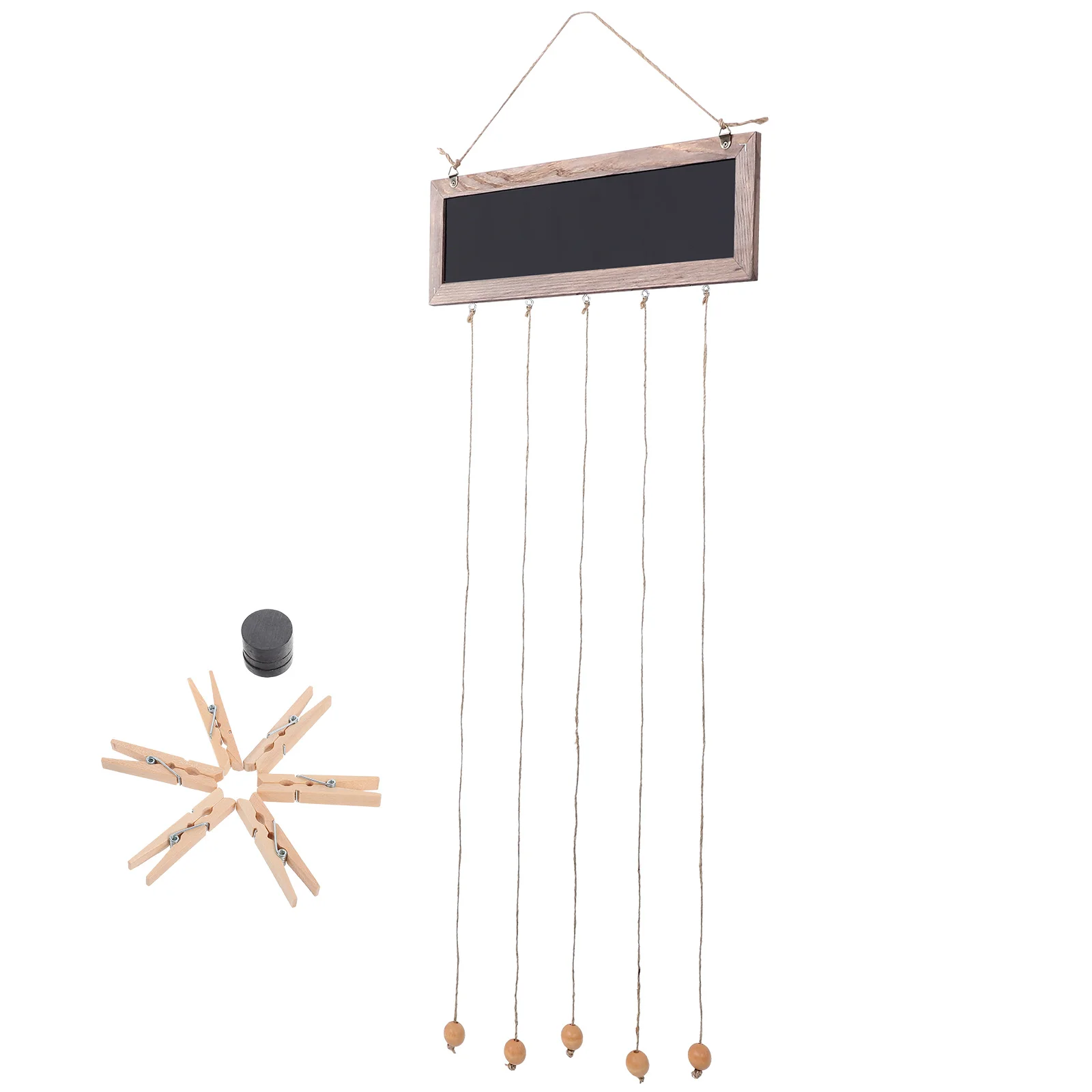 

1 set Wooden Photo Wall Photo Wall Display Display Picture Holder Brown 1 Set Rustic Style Hanging Design Bedroom Decor Gifts