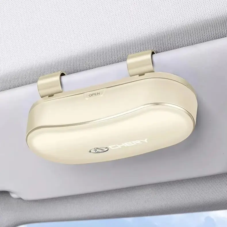 Auto Fashion Sun‑Visor Eyeglasses Holder Storage Case for Chery Tiggo 5X 7 Pro 8 Pro Omoda C5 Jaecoo J7 Car Parts