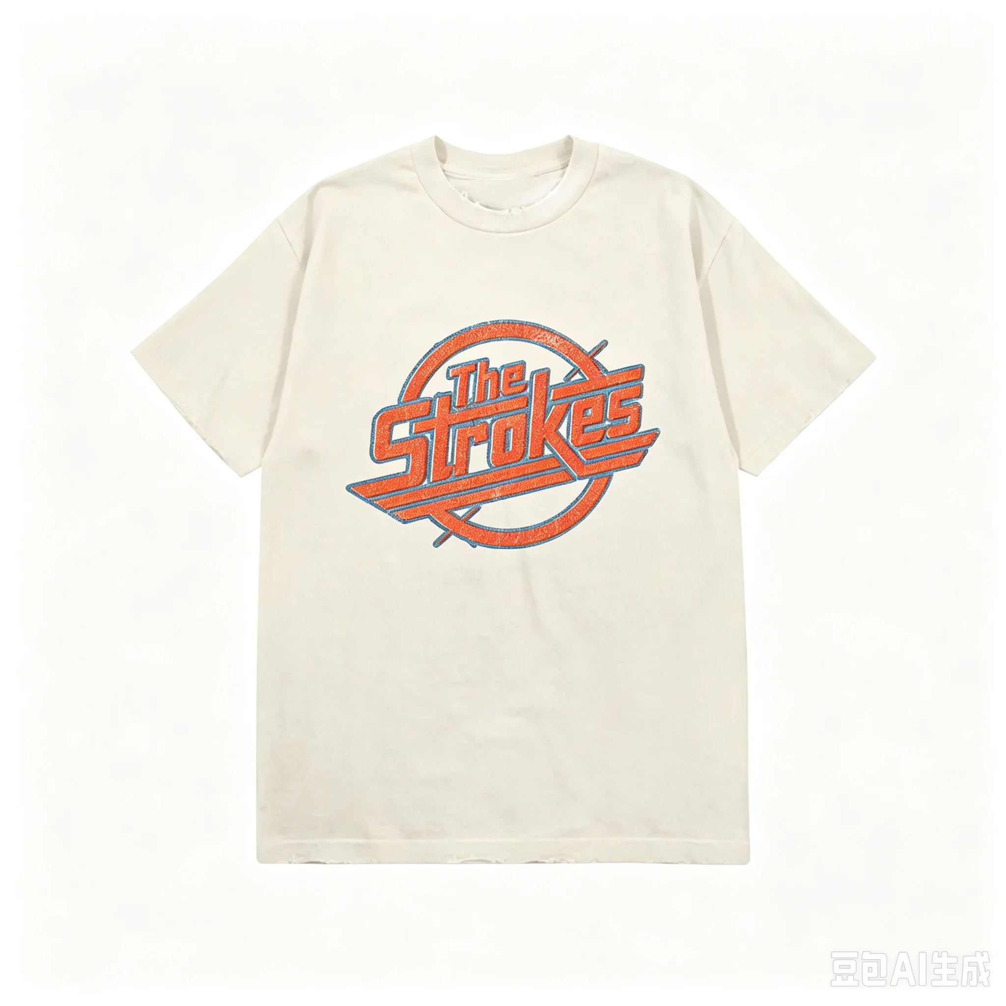 2026 The Strokes Fans Periphery T-Shirt, 3D-Druckdesign, atmungsaktiv, leicht, modisches Vintage-Outdoor-Sportoberteil – Detail 5