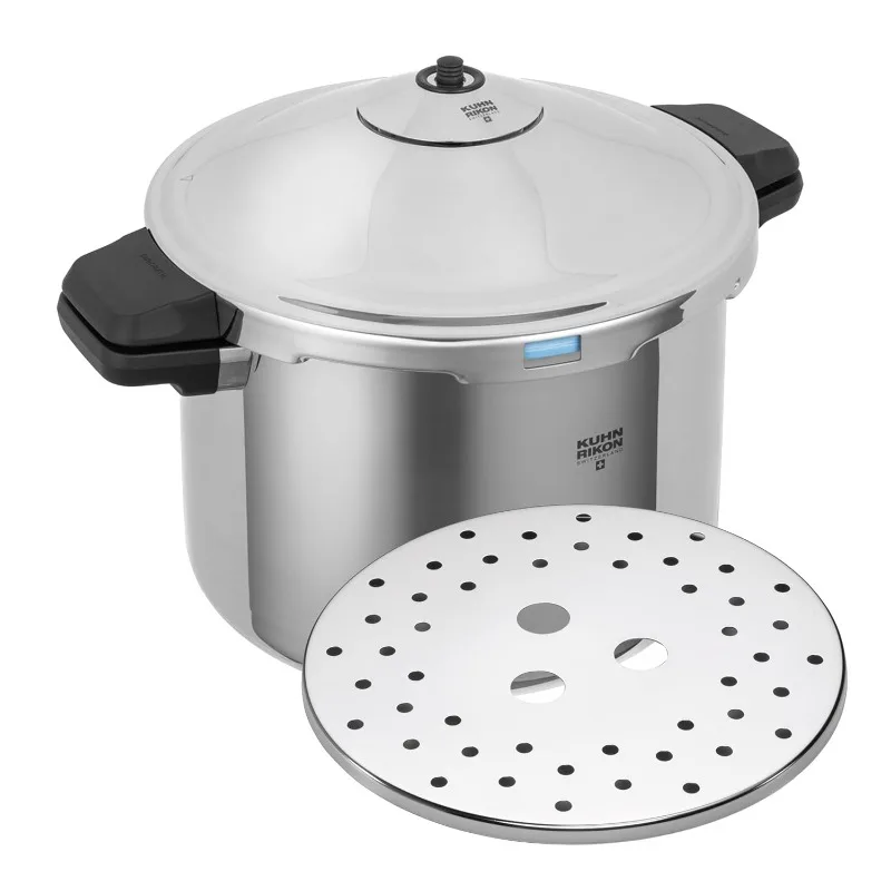 Hotel Stainless Steel Pressure Cooker with Side Grips, 12 Litre / 28 cm