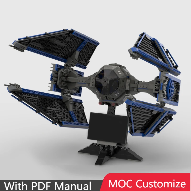 

871 PCS Space Series MOC Interception Device Building Block Technology Assembly Brick Toy Adults/Kids Birthday Christmas Gift