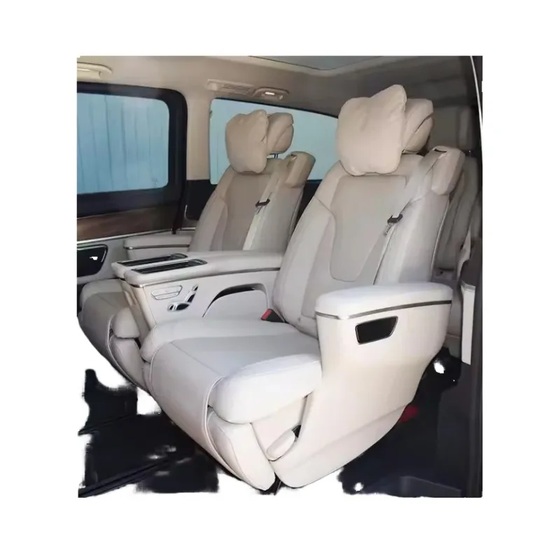 Mercedes V260 Luxury Car Van With Original Maybach Leather Seats Wireless Charging Folding Captain Chairs Modified Car Seats