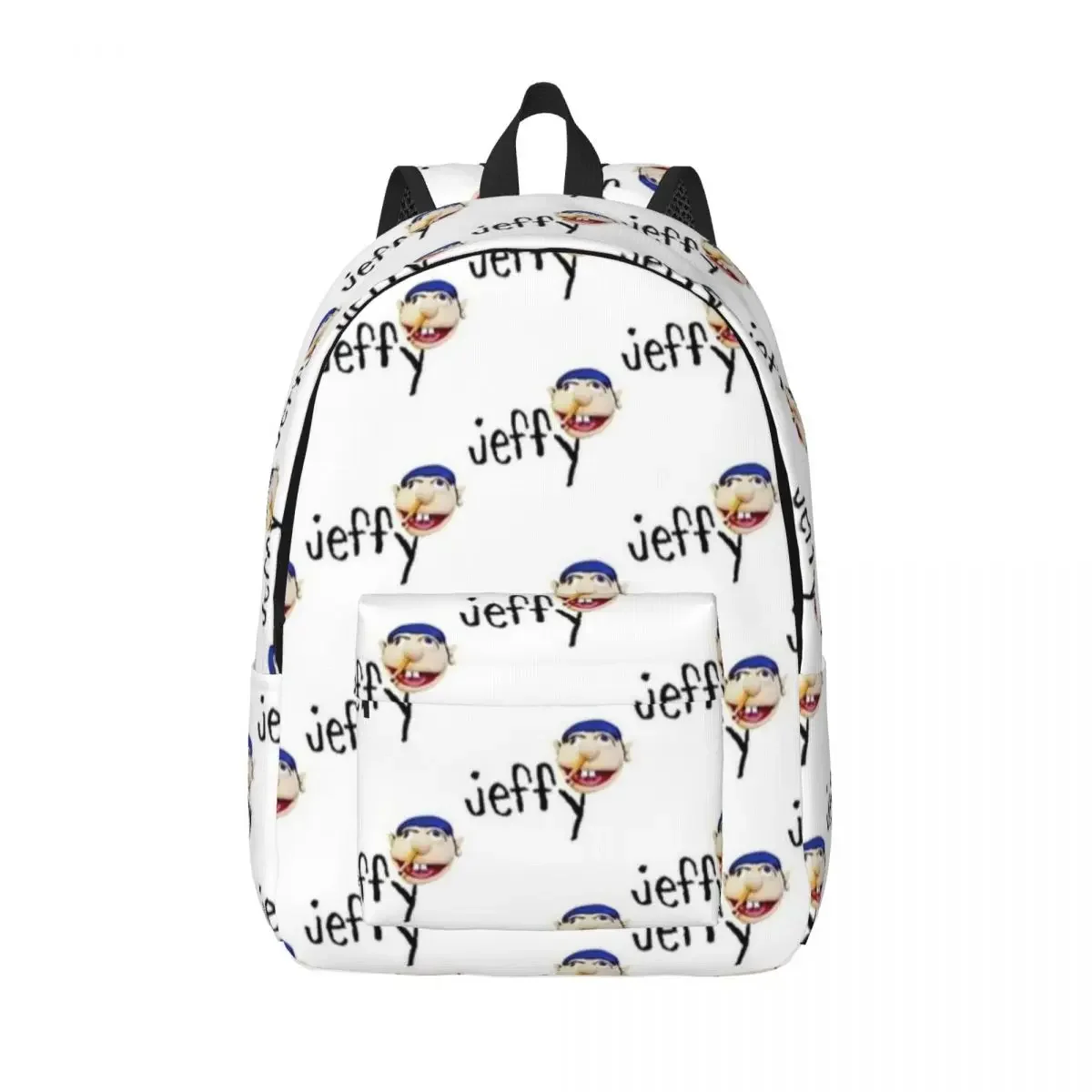 

Smith Mountain Lake Apparel Jeffy Teenage Backpack Durable High School Hiking Cartoon Daypack for Men Women Laptop Shoulder Bag