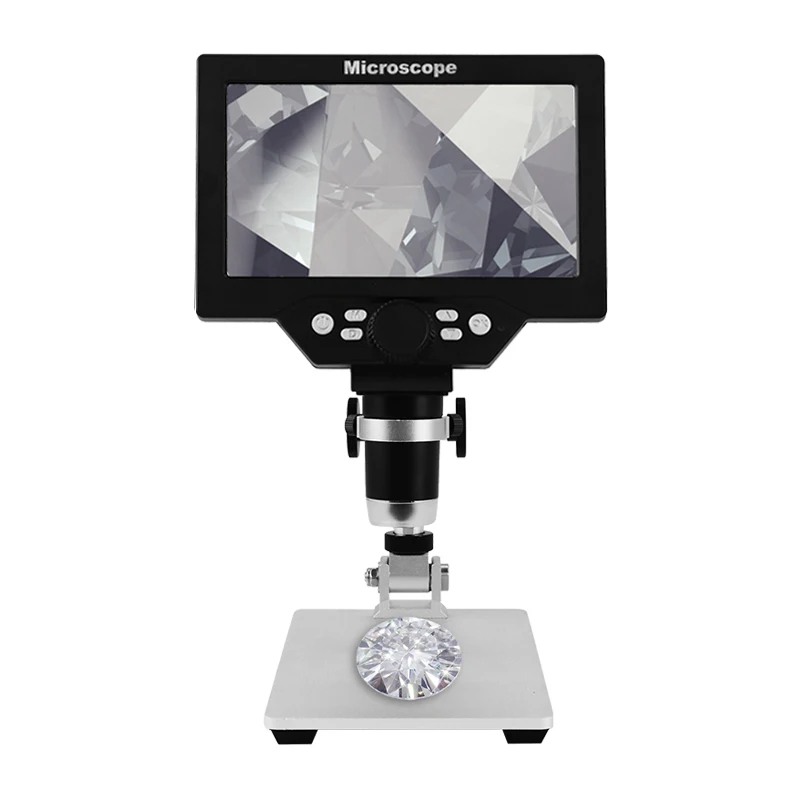 

Portable Multi-Angle digital Microscope 1-1200X Magnification 12MP Camera Video Recorder with HD Screen Suitable for Teaching