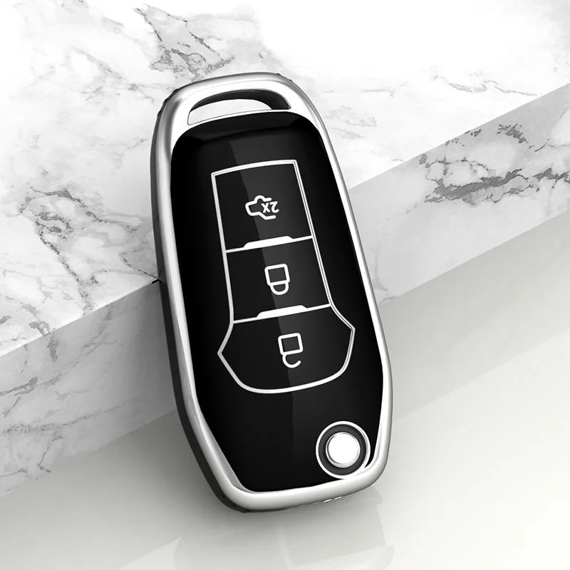 TPU Car Key Case for Ford Fiesta Maverick Mondeo Ecosport F150 F250 F350 F450 Figo Puma Everest Ranger Car Key Shell Accessories - view 6
