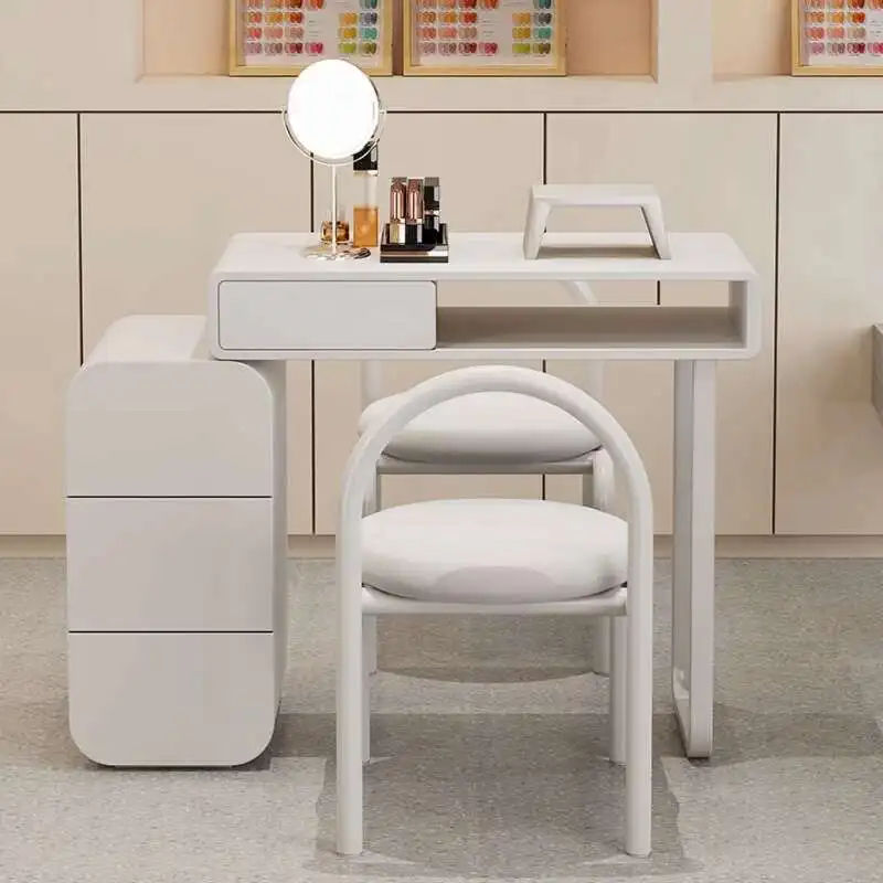 

Luxury Makeup Nail Tables Modern Simple Professional Manicure Nail Tables Office Home Nagel Tafel Beauty Salon Furniture MR50NT
