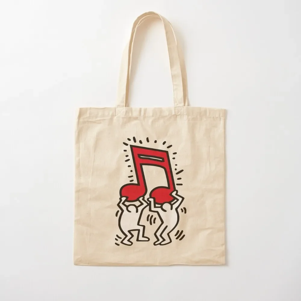 

music note haring pop art Tote Bag cute pouch bag Lady bags Tote Bag