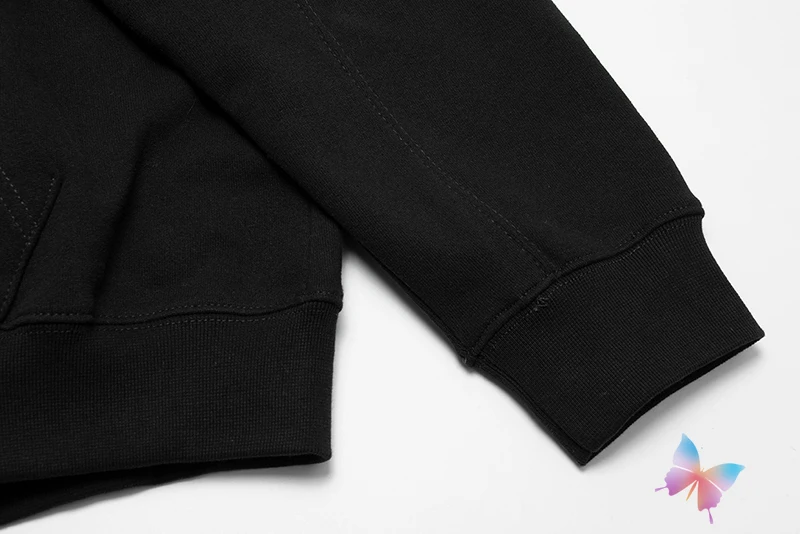 CAVEMPT Hoodies Black Patchwork Striped Cardigan Fashionable Street Casual Zipper Hooded Jacket Men Women Sweatshirts - Image 6