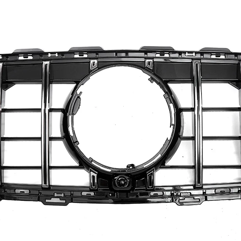 Factory Hot Selling For C Class W206 Rear Auto GT Chrome Silver Vertical Front Bumper Durable ABS Material GT Gril