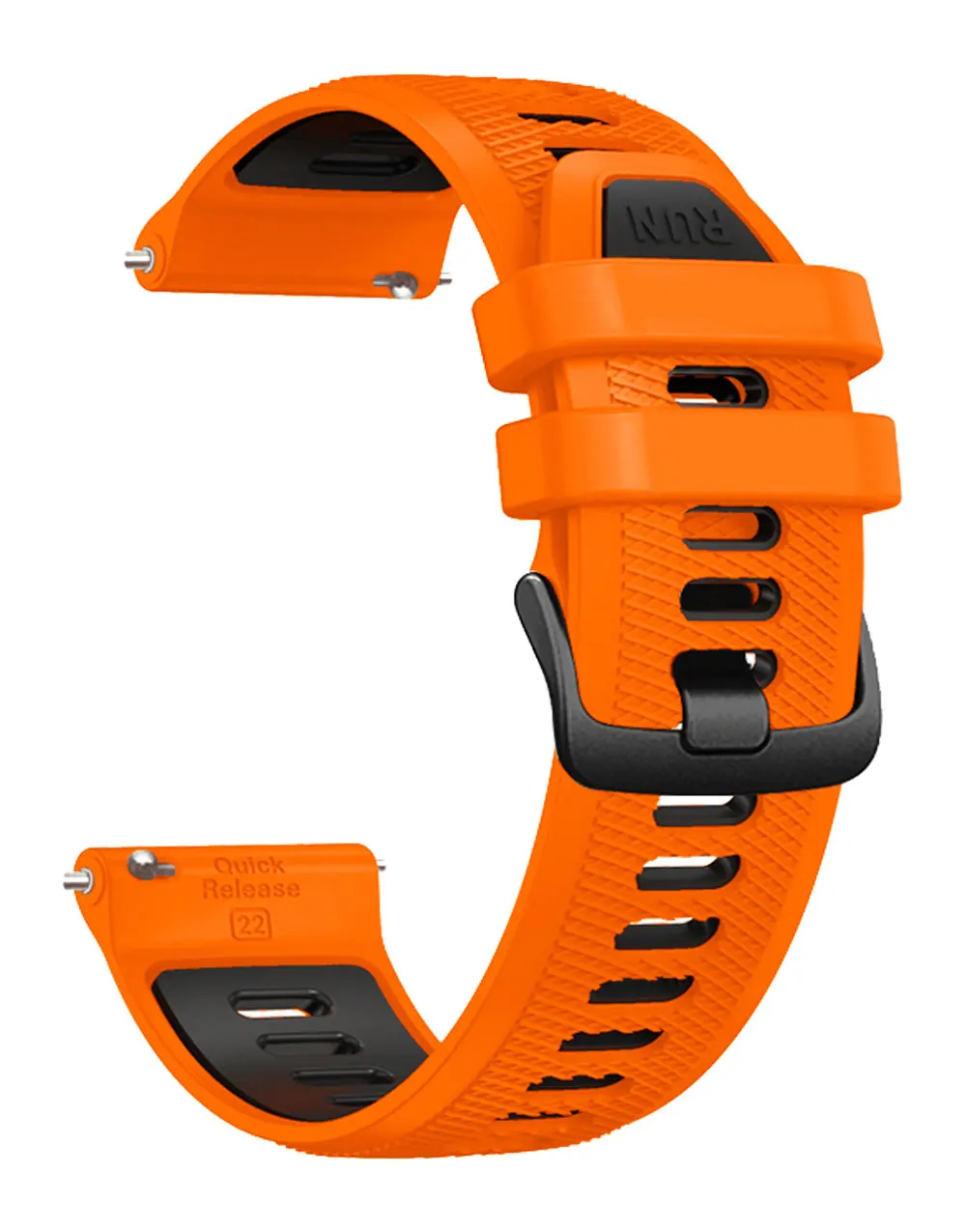 22 mm Silikon-Smartwatch-Armband für Garmin Forerunner 265, Ersatzgürtel für Forerunner 255 Music Vivoactive 4 Venu 2 Armband – Detail 5