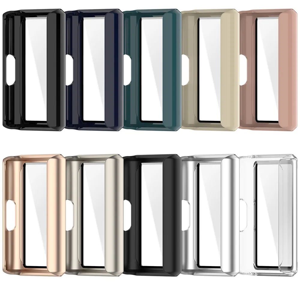 PC Shell for Huawei Band 11/11 Pro Screen Protector All-Around Bumper Case Tempered Glass for Huawei Band 11 Cover Accessories