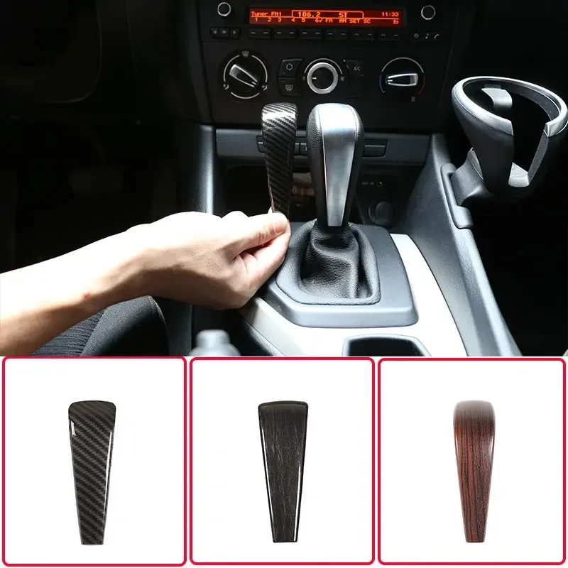 

For BMW 1 3 Series x1E48 E61E64 E65 E85 E86 E83 E53 E81 E82 E87 E90 E91 E92 E93Car Gear Head Shift Knob Head Cover Accessories