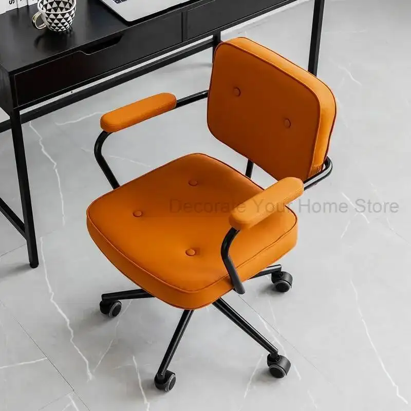 

Comfortable Luxury Home Nordic Sedentary Light Study OfficeComputer Chair Lift Back Desk Chair Design кресло для отдыха
