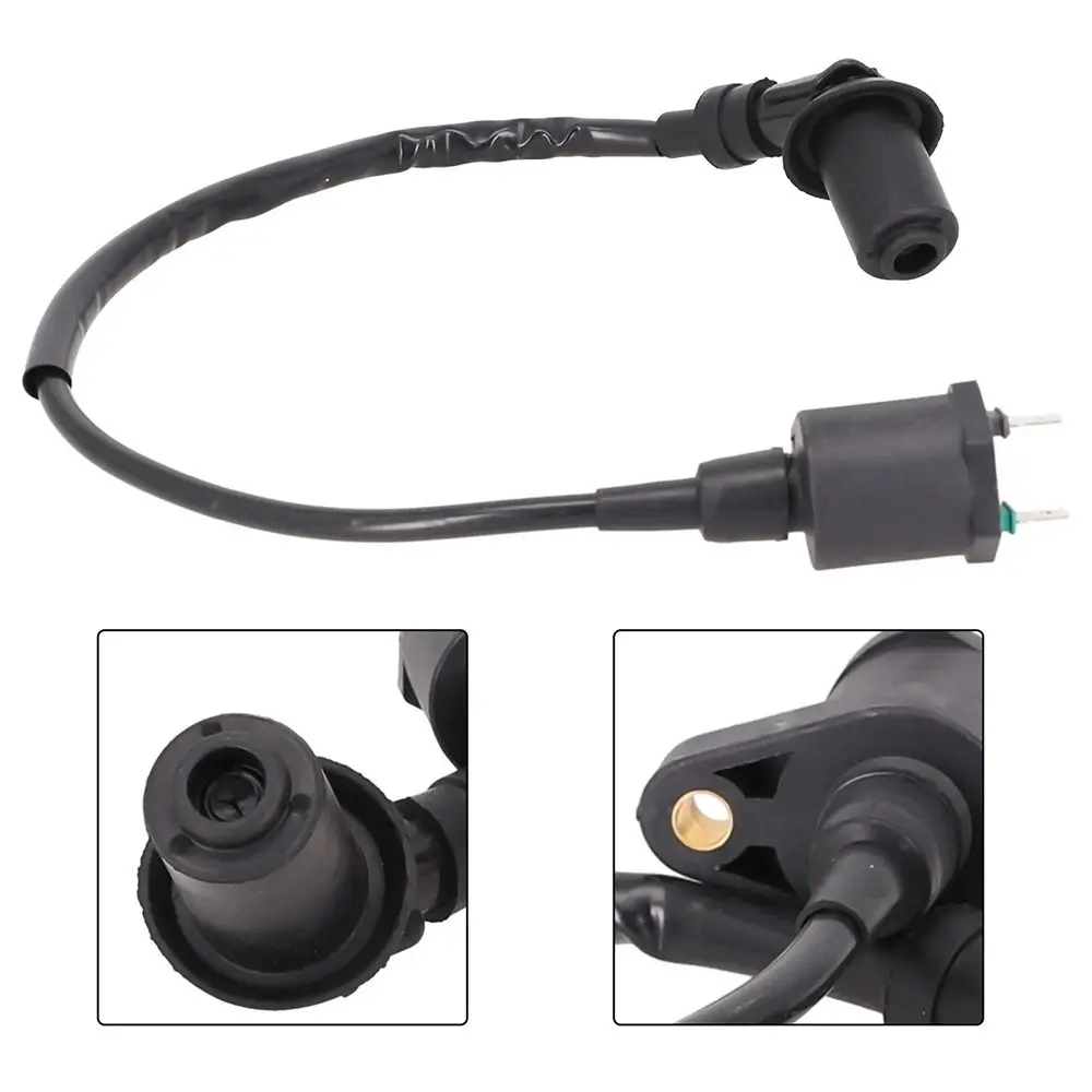 

1Pcs Universal Ignition Coil 12V Black Motorcycle Scooter Accessory Plastic Ignition System