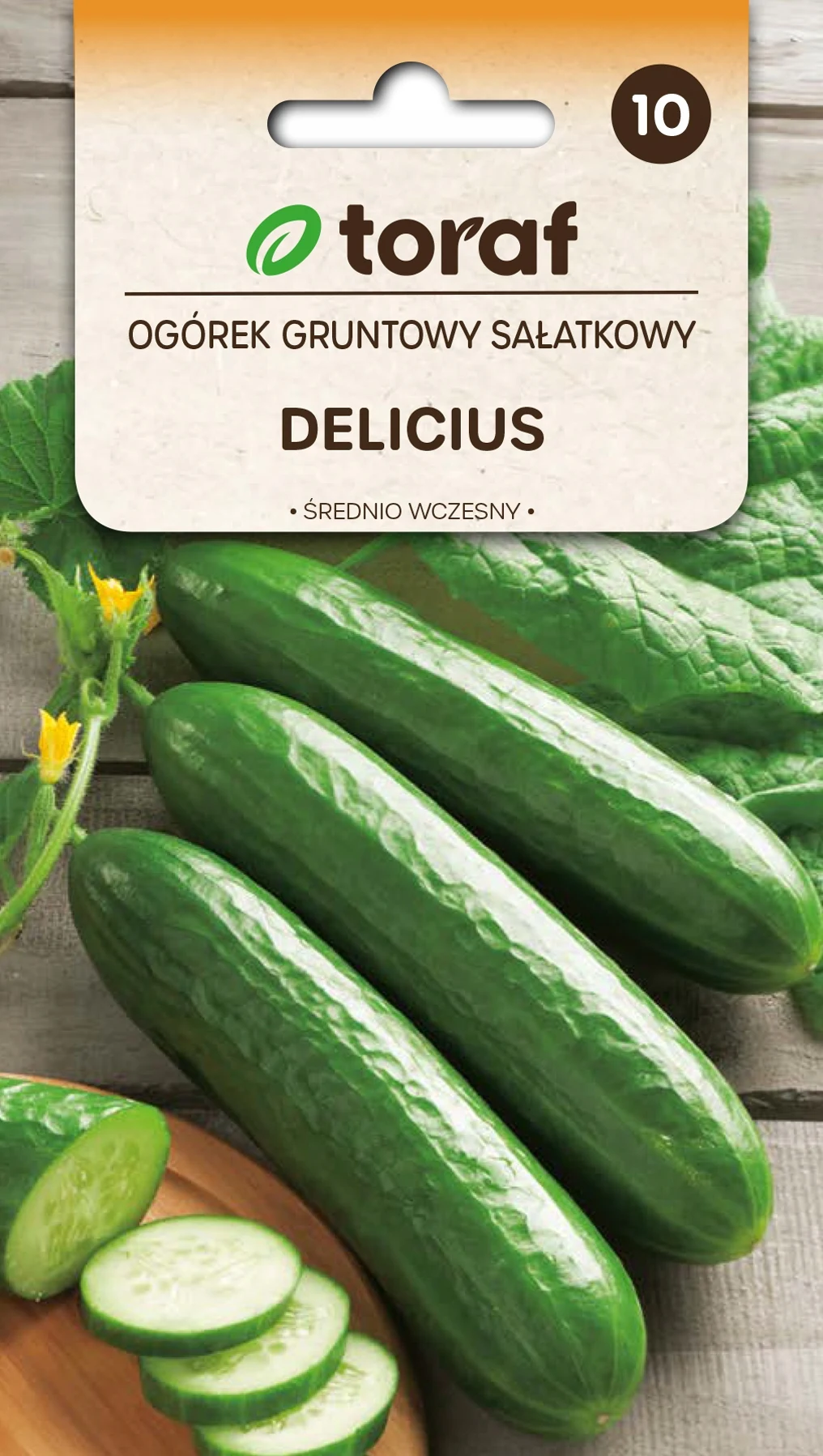 DELICIUS Salatsalatkerne, gemahlen, mittelgroß, frühe Saatgut, 5G Toraf 143