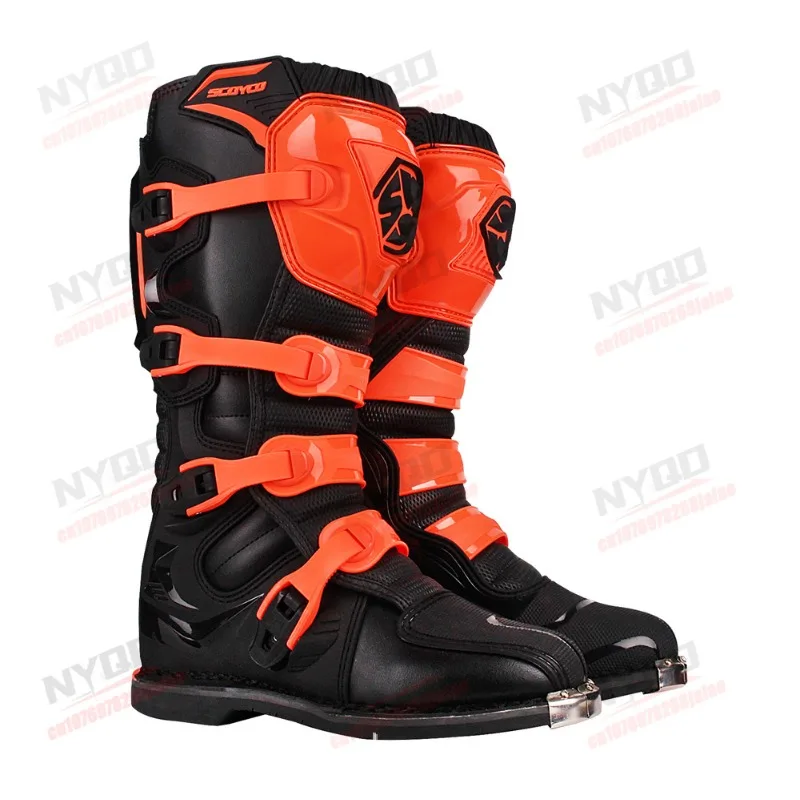 Motorcycle Off-road Riding Boots MBM006 Men's and Women's Long Tube Comfortable Anti Slip Protective Riding Boots