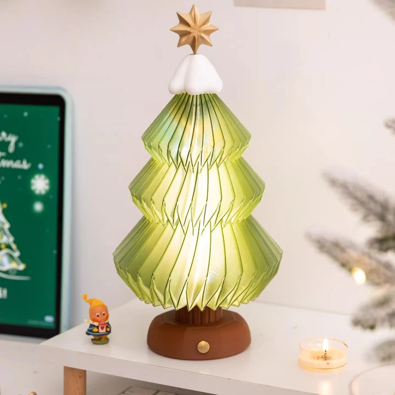 

Art Christmas tree shape atmosphere night light bizarre desktop decoration ornament boys and girls gifts