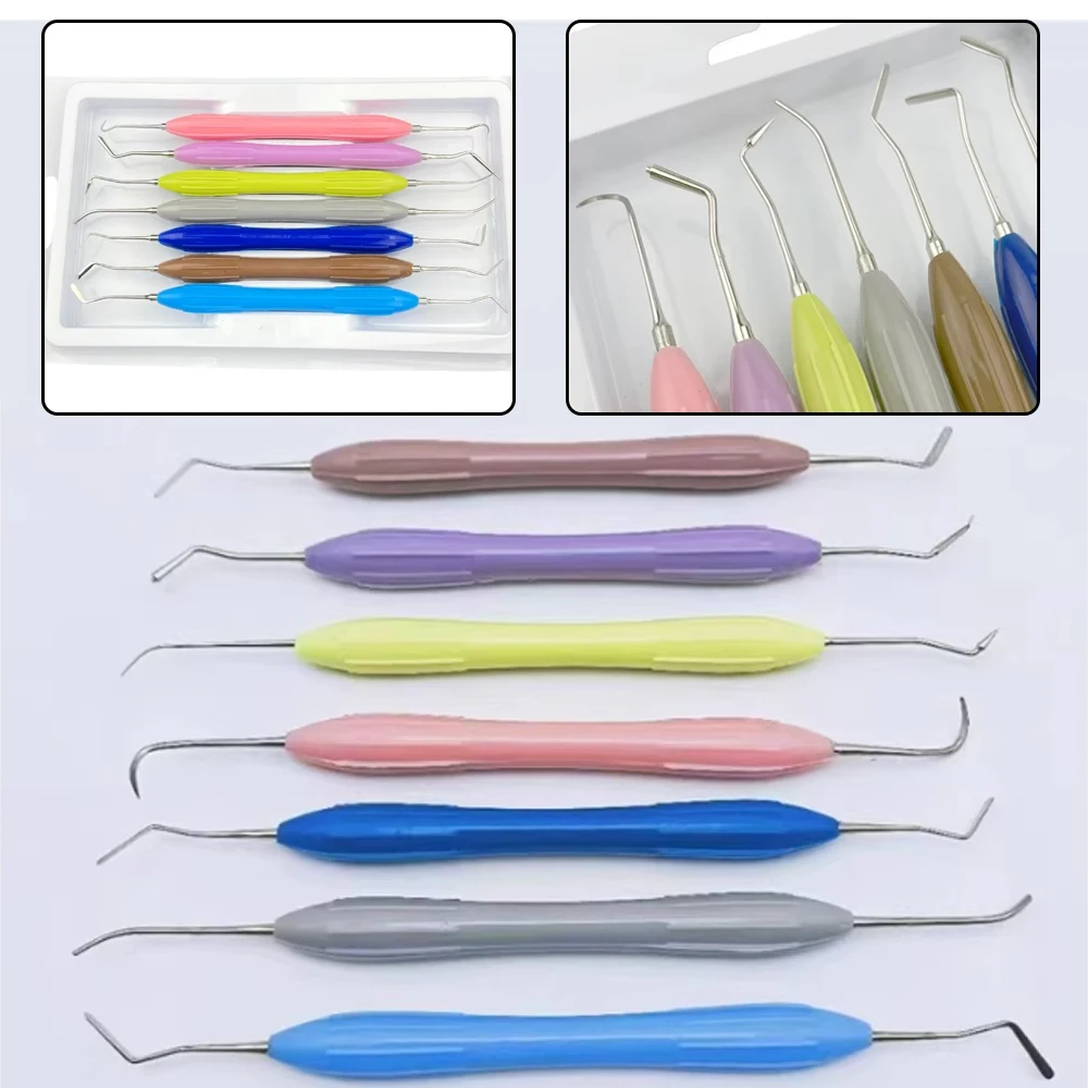

Professional Dental Resin Filling Kit Fits LM Resin Knife Silicone Handle Tools for Tooth Repair and Aesthetic Restoration