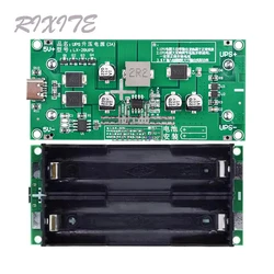5V 9V 12V Type-C DC-DC UPS Step Up Boost Converter Module 15W 3A 18650 Lithium Battery Charger Board Router Adapter Power Supply