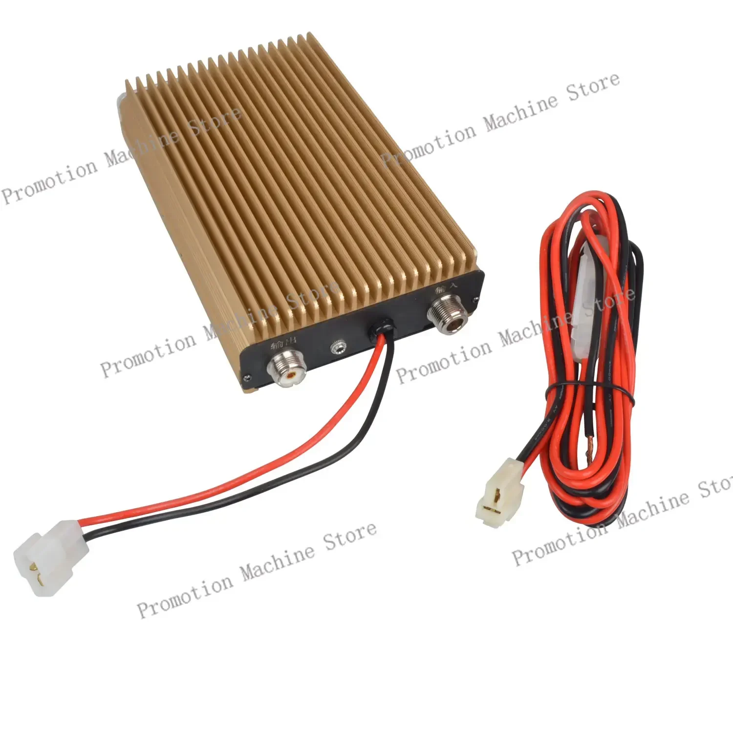 UHF Walkie Talkie Power Amplifier, Power Set Level 10-80W, 1.2-1.9 V. WR Display, FM, AM, SSB Modulation Mode, 13.8V, 15A Input