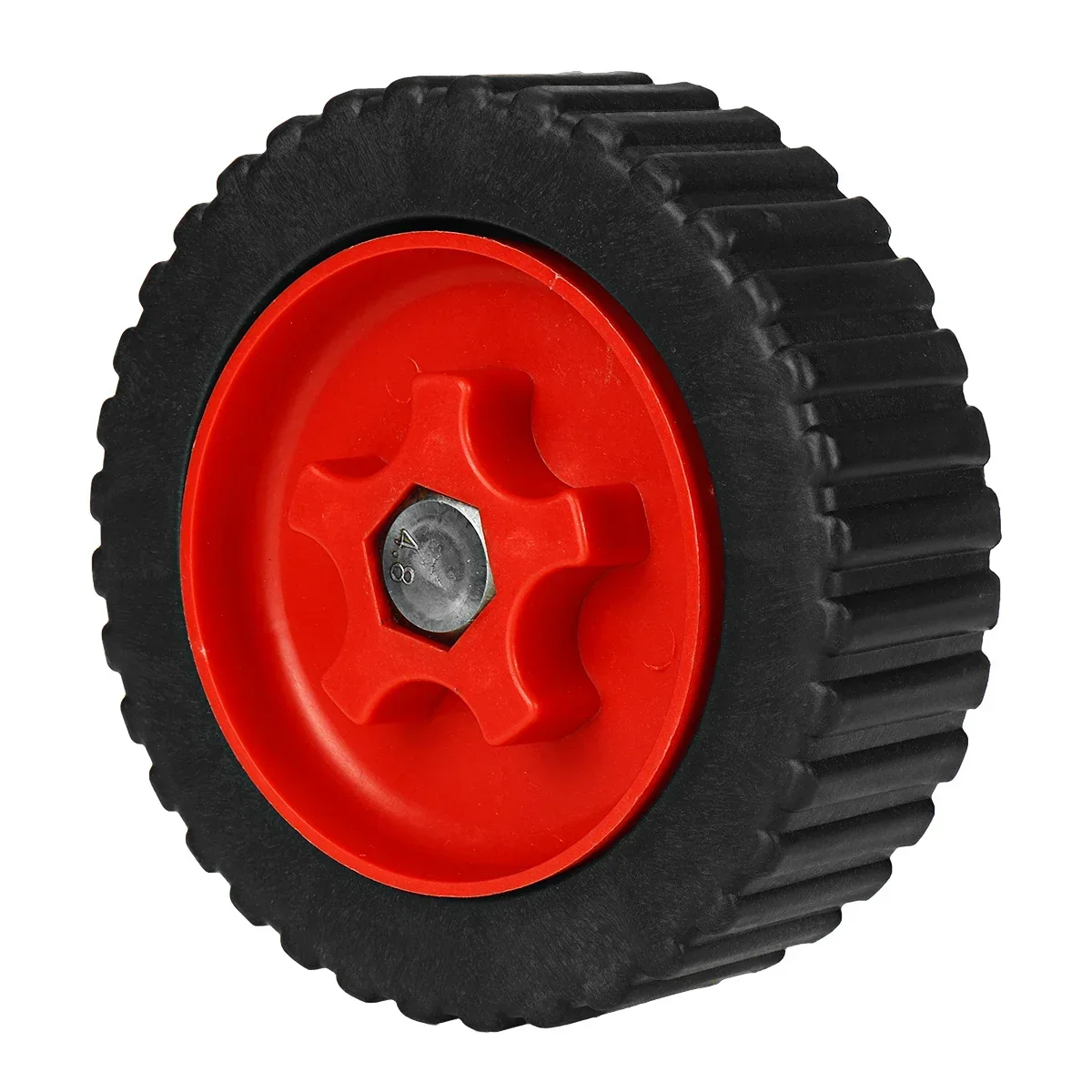 Lawn Mower Parts Cordless Adjustable Hand Push Wheel Roller For Cordless Grass Trimmer For Grass Cutter Rolling Wheel view 6