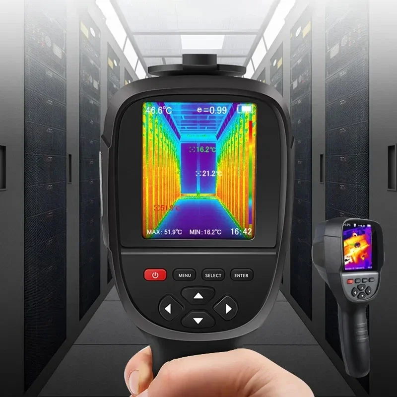 256x192 Infrared  Thermal Imaging Camera with Dual-Light Fusion for Home Inspection HVAC Mechanical Maintenance